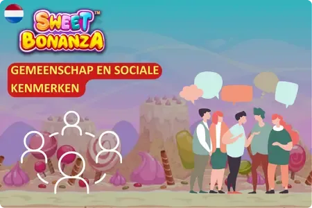 Sociale functies in Sweet Bonanza XMas