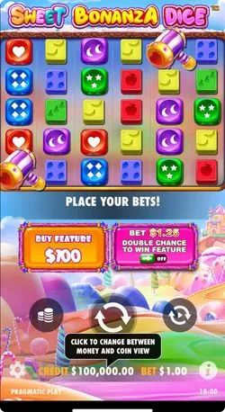 Jogo de Dados Sweet Bonanza