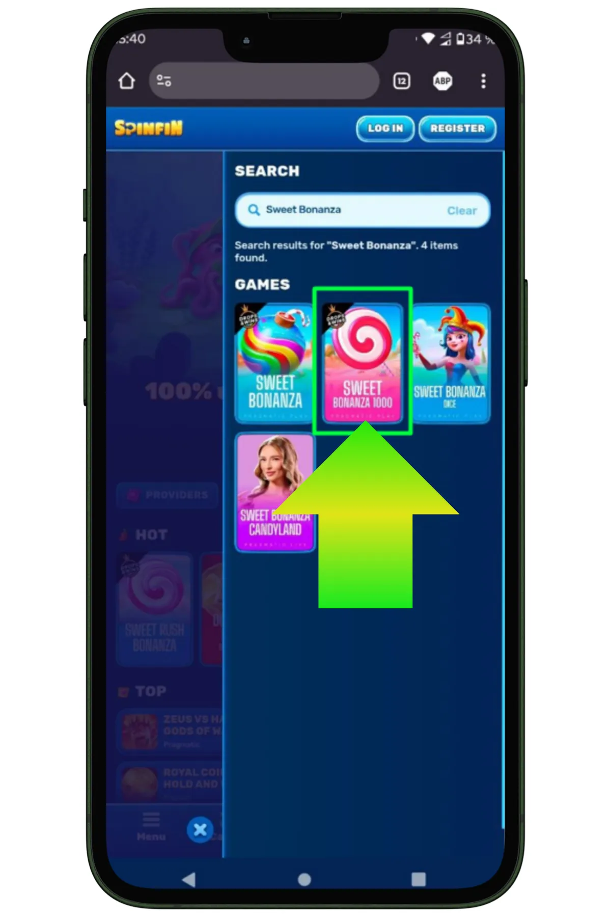 search bar